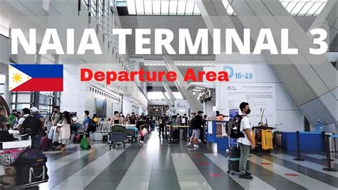 NAIA Terminal 3 Departures .